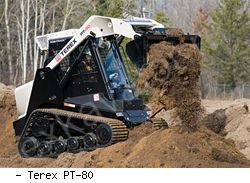 Мини-погрузчики гусеничные Terex PT-80