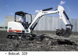 Мини-экскаваторы гусеничные Bobcat 329
