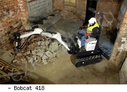 Мини-экскаваторы гусеничные Bobcat 418