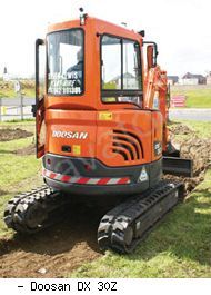 Мини-экскаваторы гусеничные Doosan DX30Z