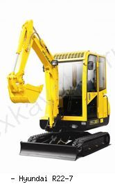 Мини-экскаваторы гусеничные Hyundai R22-7