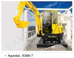 Мини-экскаваторы гусеничные Hyundai R36N-7