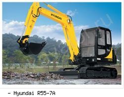 Мини-экскаваторы гусеничные Hyundai R55-7A