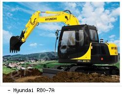 Мини-экскаваторы гусеничные Hyundai R80-7A