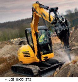 Мини-экскаваторы гусеничные JCB 8055 ZTS