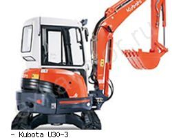 Мини-экскаваторы гусеничные Kubota U30-3