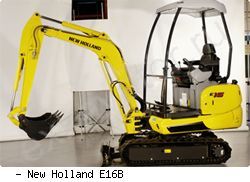 Мини-экскаваторы гусеничные New Holland E16B
