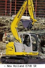 Мини-экскаваторы гусеничные New Holland E70B SR