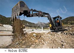 Мини-экскаваторы гусеничные Volvo EC 55C