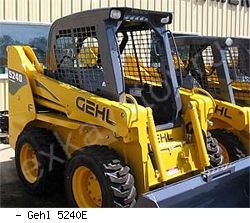 Мини-погрузчики с бортовым поворотом Gehl 5240E