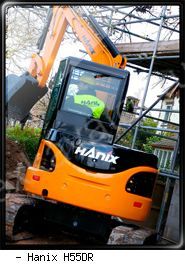 Мини-экскаваторы гусеничные Hanix H55DR