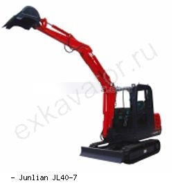 Мини-экскаваторы гусеничные Junlian JL40-7