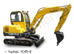 Мини-экскаваторы гусеничные Yuchai YC 45-8