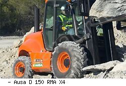 Думперы, мини-самосвалы Ausa D 150 RMA X4