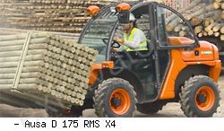 Думперы, мини-самосвалы Ausa D 175 RMS X4