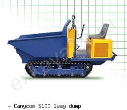 Думперы, мини-самосвалы Canycom S100 1way dump