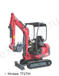 Мини-экскаваторы гусеничные Hinowa TT1700
