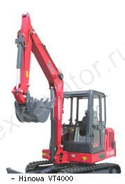 Мини-экскаваторы гусеничные Hinowa VT4000