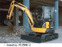 Мини-экскаваторы гусеничные Komatsu PC35MR-2