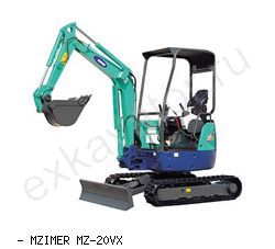 Мини-экскаваторы гусеничные MZIMER MZ-20VX