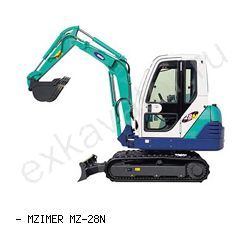 Мини-экскаваторы гусеничные MZIMER MZ-28N