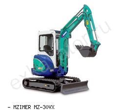 Мини-экскаваторы гусеничные MZIMER MZ-30VX