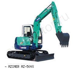 Мини-экскаваторы гусеничные MZIMER MZ-50VX