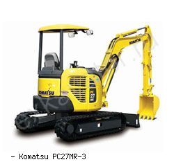 Мини-экскаваторы гусеничные Komatsu PC27MR-3