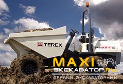 Думперы, мини-самосвалы Terex TA6 4x4