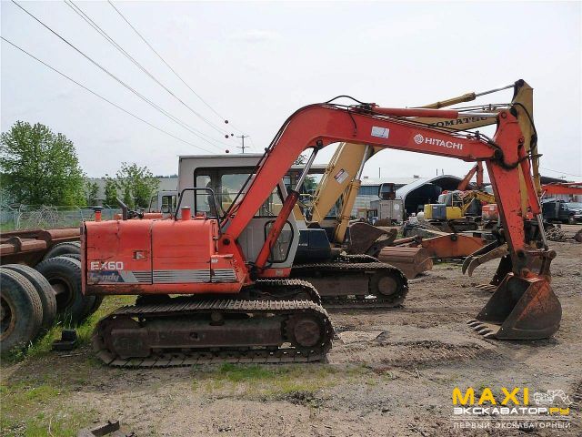 Мини-экскаваторы гусеничные Hitachi EX60-1