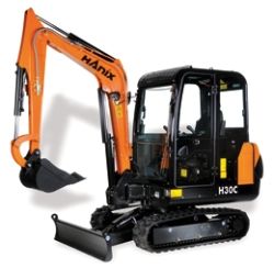 Мини-экскаваторы гусеничные Hanix H30C
