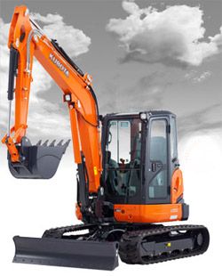Мини-экскаваторы гусеничные Kubota U55
