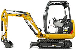 Мини-экскаваторы гусеничные Caterpillar 301.7D