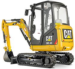Мини-экскаваторы гусеничные Caterpillar 302.4D
