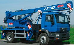 Автокраны CKD AD 10 MAN