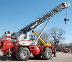 Кран на короткобазовом шасси Link-Belt RTC-8075