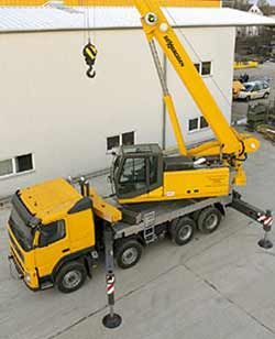 Автокраны Sennebogen HPC 40