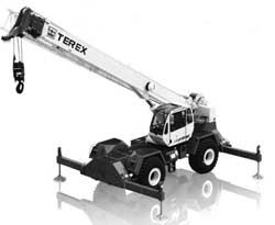 Кран на короткобазовом шасси Terex Bendini RT 345-1 XL