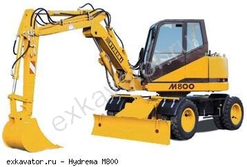 Колесные экскаваторы Hydrema M 800