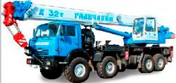 Автокраны Галичанин КС-55729-5B шасси КамАЗ-63501 (8 х 8)