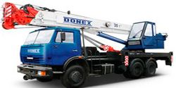 Автокраны Донэкс КС-55743 на базе КамАЗ-65115