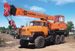 Автокраны Угличмаш КС-45722-1  УРАЛ 5557