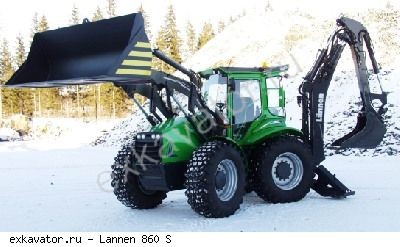 Экскаваторы-погрузчики Lannen 860C
