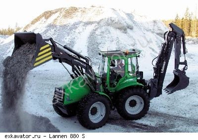 Экскаваторы-погрузчики Lannen 880C