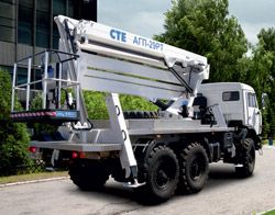 Автовышки Камаз АГП-29РТ (шасси KАМАЗ-43114 6x6)