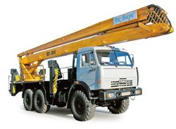 Автовышки Камаз ВС-28К (шасси КАМАЗ-43114 6х6)