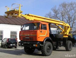 Автовышки Камаз ПСС-131.22Э (шасси КАМАЗ-4326 4х4)