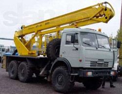 Автовышки Камаз ПСС-141.28Э (АПТ-28) (шасси КАМАЗ-43253 4х2)