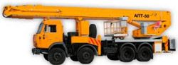 Автовышки Камаз ПСС-141.50Э (АПТ-50) (шасси КАМАЗ-6540 8х4)