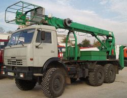 Автовышки Камаз ПСС-151.32Э (ВТ-32) (шасси КАМАЗ-43114 6х6)
